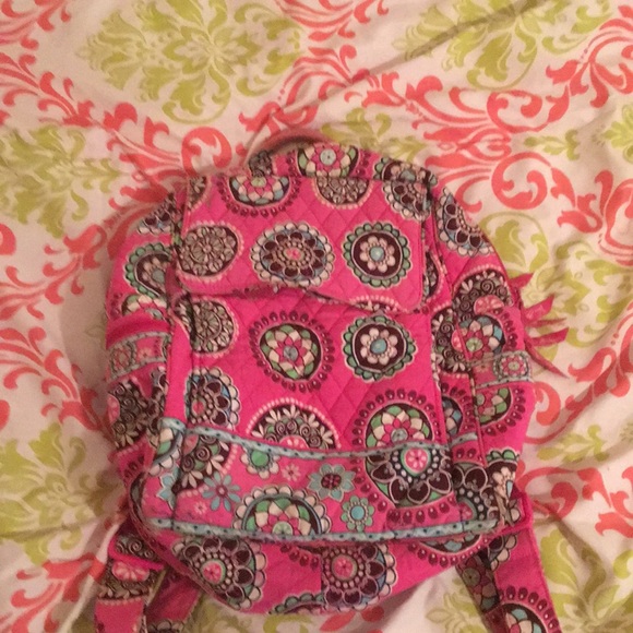Vera Bradley Handbags - vera bradley pink backpack